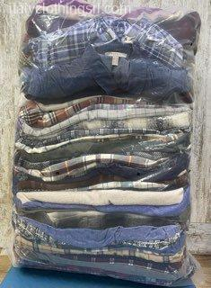 Used Extra Grade Flannel Shirts Wholesale Italy