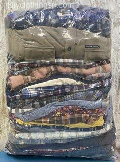Used Extra Grade Flannel Shirts Wholesale Italy