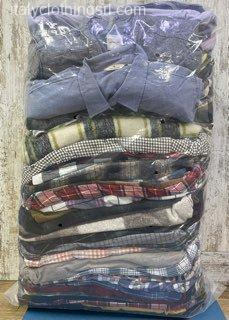 Used Extra Grade Flannel Shirts Wholesale Italy