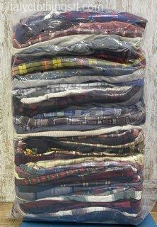Used Grade 2 Flannel Shirts Wholesale Italy