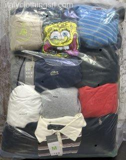 Used Men Long Sleeve T-Shirts Wholesale Italy